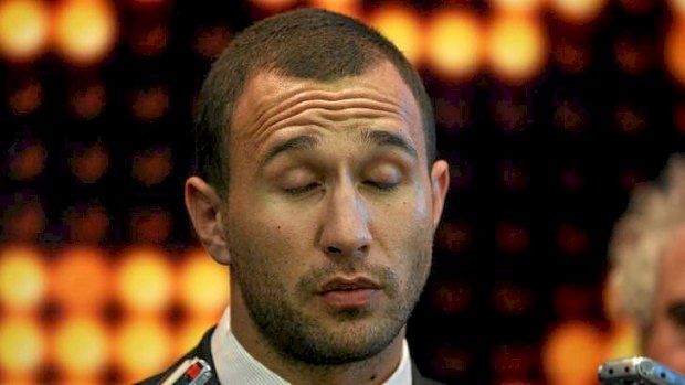 Blink and it's over ... Quade Cooper's rugby career shone brightly but briefly.