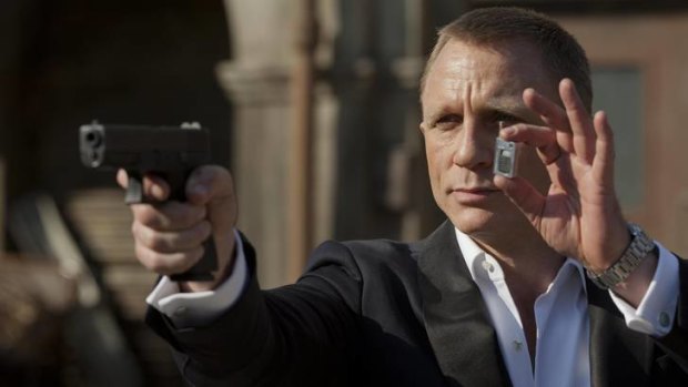 Daniel Craig as James Bond reveals his pared-back arsenal in <i>Skyfall</i>.