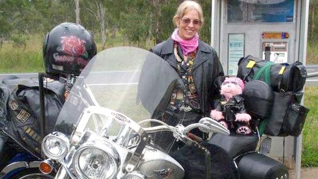 Harley Davidson enthusiast Cathy Thompson.