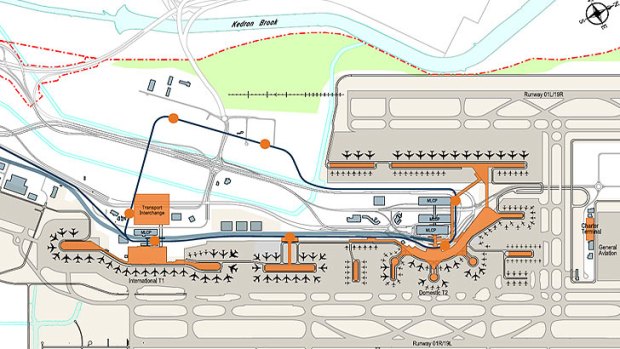 Brisbane Airport master plan proposes monorail to link terminals and ...