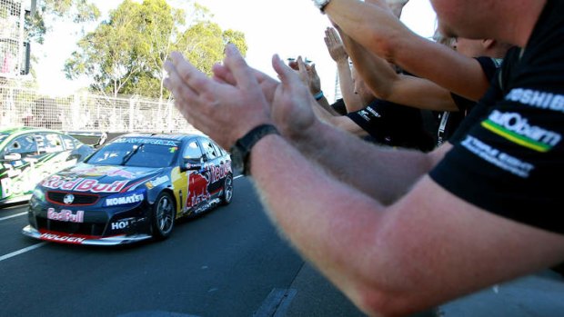 Year to remember: Jamie Whincup.