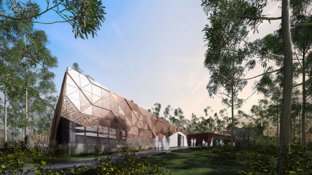 An artist impression of Brisbane's new $7 million Karawatha Forest Discovery Centre.