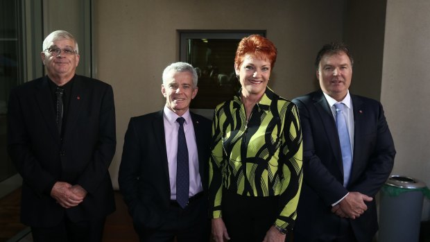 Rod Culleton with One Nation leader Pauline Hanson.