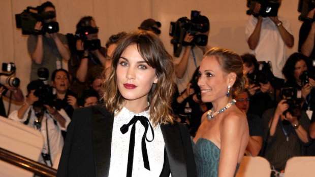Daring to be different ... Alexa Chung makes the most of her unique style.
