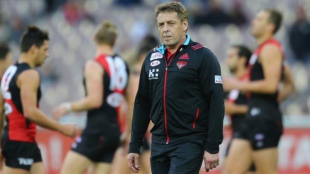 Mark Thompson is waiting to learn whether he will be at Essendon next season.