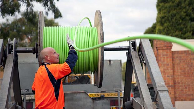 Rollout ... the next phase of the NBN has seen work commence in parts of Sydney and Melbourne.