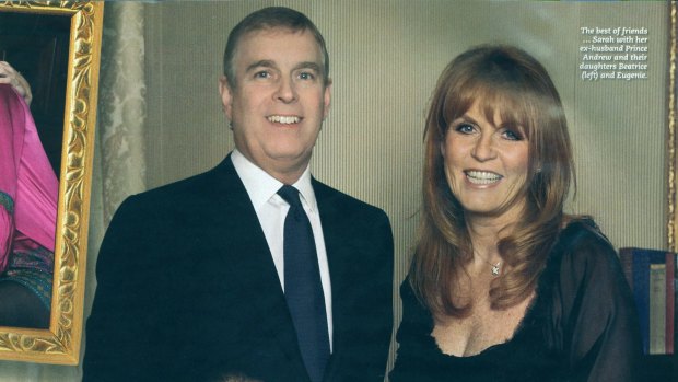 Tearsheet from 2009 Woman's Day magazine story about Prince Andrew and his former wife Sarah Ferguson.