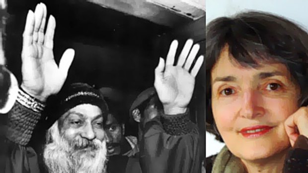 "Sex guru" Bhagwan Shree Rajneesh and Jane Stork, formerly "Ma Shanti Bhadra".