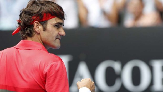 Good turn of events ... Roger Federer.