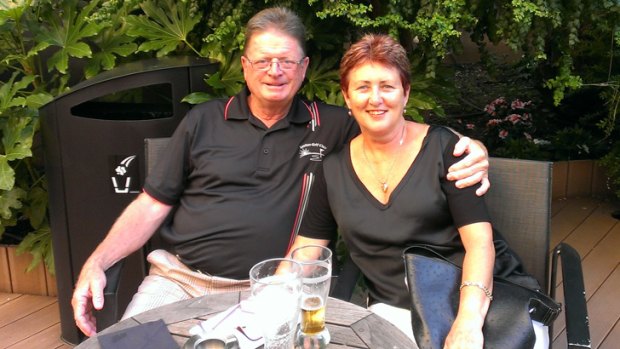 Crash survivors: Leeton grandparents Geoff and Joan Dartnell.