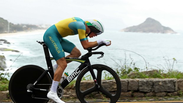 Rohan Dennis in the time trial.  