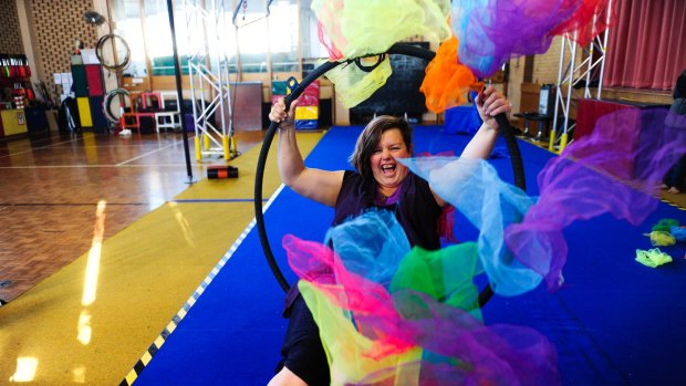 Warehouse Circus co-ordinator Karen Yaldren will get $7500 to pay for an occupational therapist.