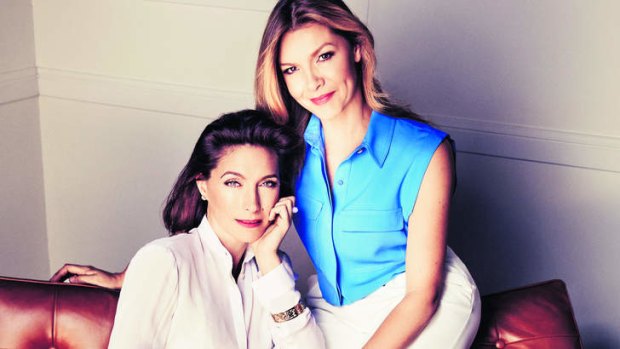 Soul sisters: Claudia Karvan (left) and Justine Clarke have been friends since childhood and co-star in the new series <i>The Time of Our Lives</i>.