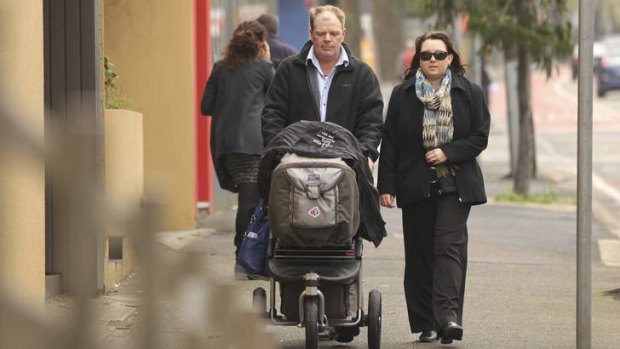 At a loss: Gary and Rebecca Scifleet arrive at  NSW State Coroners Court in Glebe for the inquest into the 2009 death of their five-week-old son, Cooper.