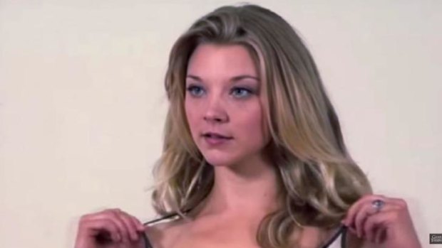 English actress Natalie Dormer can be seen auditioning for the role of Margaery Tyrell in the <i>Game of Thrones</i> audition reel.