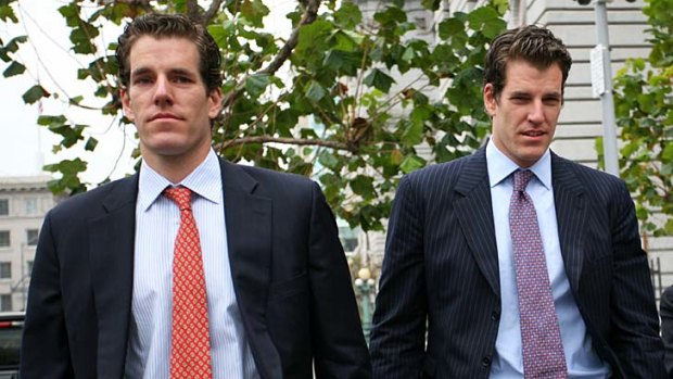 Invested in SumZero ... Cameron, left, and Tyler Winklevoss.