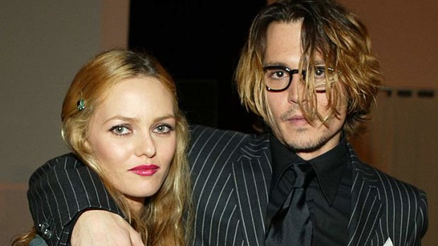 As they were ... Paradis and Depp, pictured in 2004, have two children.