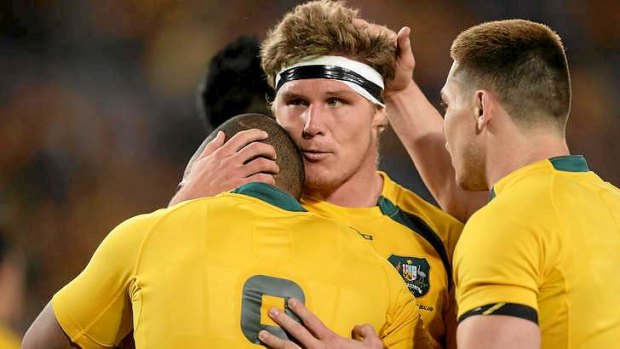 Three more years: Michael Hooper has re-signed with the Wallabies and Waratahs.
