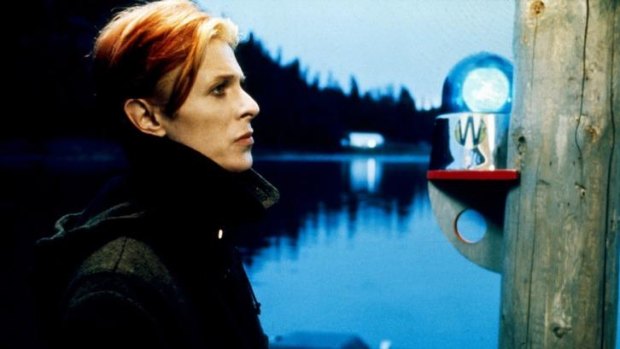 David Bowie in <i>The Man Who Fell to Earth</i>.
