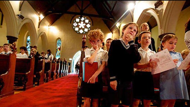 These children recently attended an Easter service at Christ Church, in South Yarra, but more young Australians than ever have no knowledge of the Bible's stories, including the true meaning of Easter.