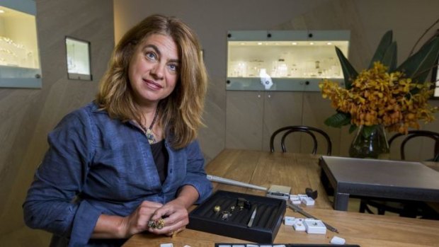 Nurturing talent: Jeweller Emma Goodsir is a co-founder of Flinders Lane gallery/store e.g.etal. 