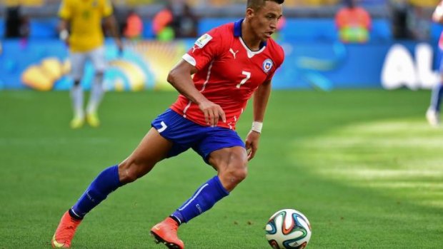Sanchez starred for Chile at the World Cup.