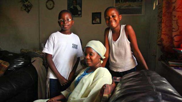 Hadidjatou Karamoko Traore, with her sons Siaka, 9, and Souleymane, 11. <i>Picture: New York Times</i>
