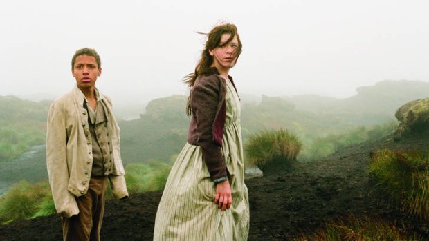 Solomon Glave and Shannon Beer as the young Heathcliff and Catherine in <i>Wuthering Heights</i>.