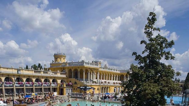 Szechenyi Baths, Budapest ... spas are a part of the city's culture..