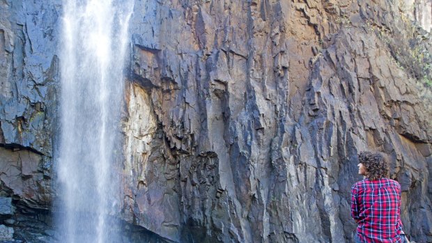 Hit cascade: The 17 Mile Falls on the Jatbula Trail.