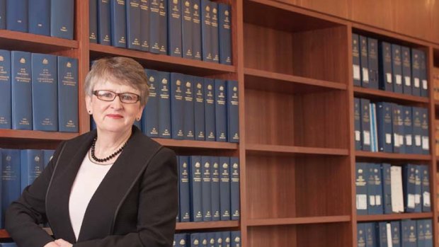 Very honoured ... Justice Virginia Bell joins fellow judges on the High Court as a Companion of the Order of Australia.