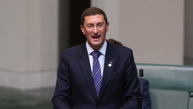 Julian Leeser delivers his first speech at Parliament House on Wednesday.