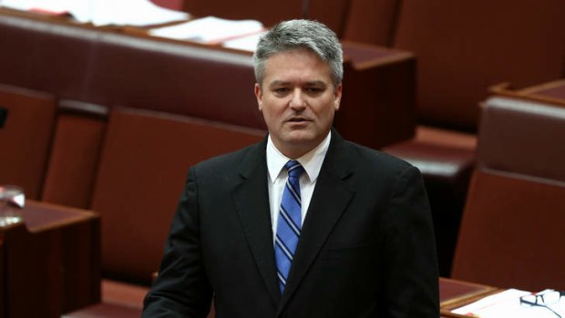 Finance Minister Senator Mathias Cormann is leading the Coalition's push to water down Labor's reforms to financial advice laws.