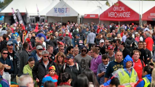 Large crowd: This year's grand prix had the highest attendance since 2005, with 323,200 people attending over four days.