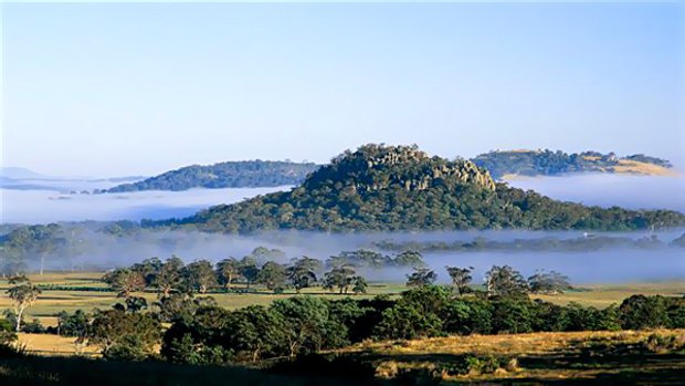 Breathtaking ... a spectacular view of Mt Macedon.