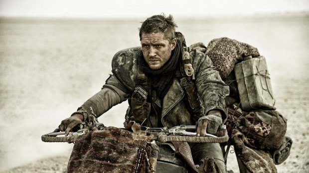 Tom Hardy in  Mad Max Fury Road.