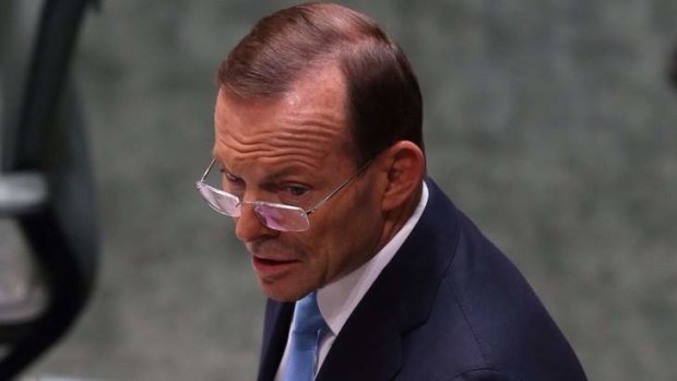 Prime Minister Tony Abbott announces that images could be from the missing Malaysian Airlines flight.