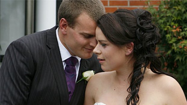 Emma Howard and Chris Greenslade ... married today at the Christ the King church centre in Christchurch.