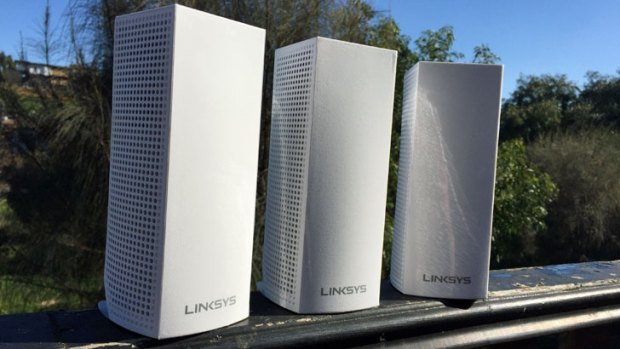 Linksys' Velop mesh WiFi hotspots work together to combat blackspots in your home wireless network.