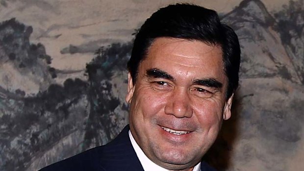 PR headache ... Gurbanguly Berdymukhamedov.