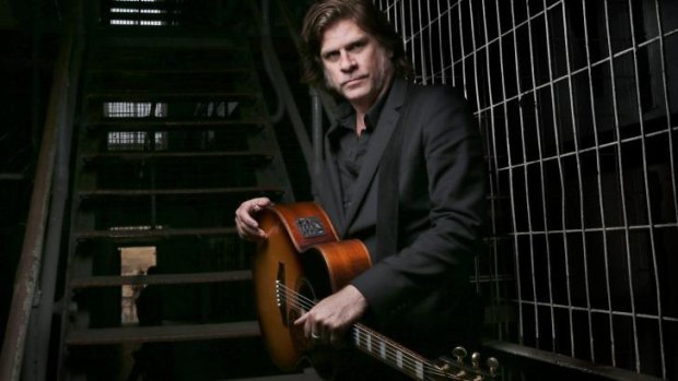 Conviction: Tex Perkins will perform behind bars as a different man in black.