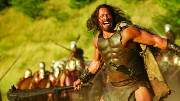 Kill the critics: Dwayne Johnson stars as the title character in <i>Hercules</i>.