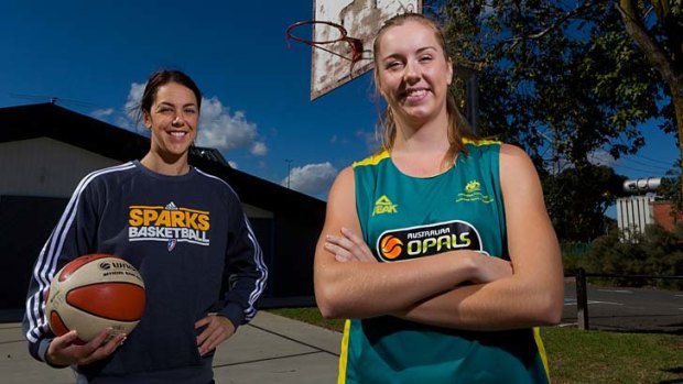 US bound: Jenna O'Hea and Rachel Jarry will play in the upcoming Women's National Basketball Association season.
