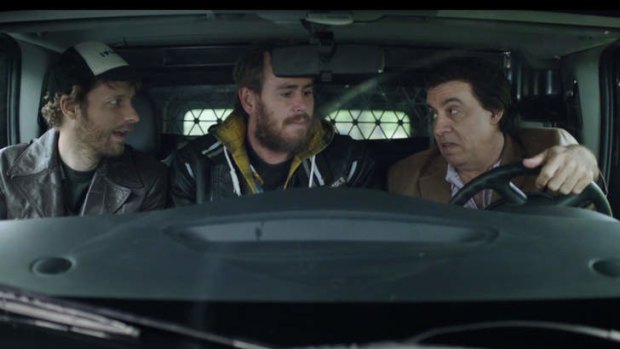 Fish out of water: Steve van Zandt (far right) wheels and deals in <i>Lilyhammer</i>, breaking Norway's social codes.