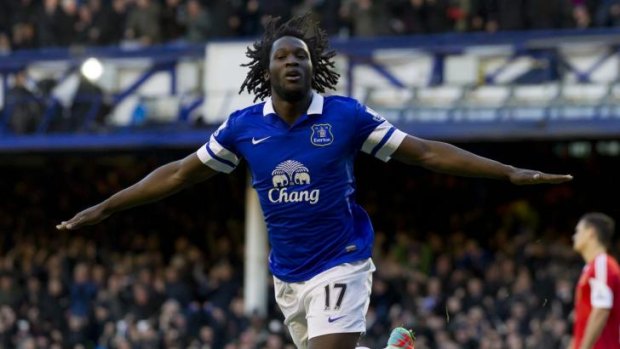 Everton paid a club record to sign Lukaku from Chelsea.