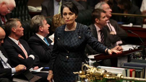 In the hot seat: Minister for Family and Community Services Pru Goward.