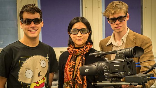 The RMIT 3D team: Alex Joeski, Eva Cheng and Jonathan Burton.