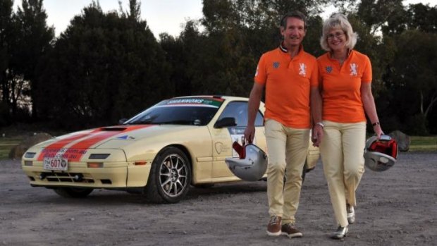 Canberra's Barry Faux and Therezia Mihalovic are Australian motor sport's classic couple after their triumph in the Targa Tasmania rally.
