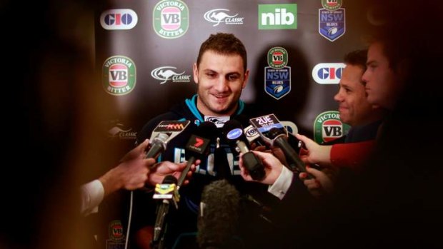 "I struggled for a few years to make the team. I feel like I belong here now, and even with 'Gal'  there I always saw myself as a senior player": NSW Blues Captain Robbie Farah.