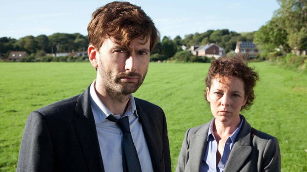 <i>Broadchurch</i> starred  David Tennant, left, who will also star in <i>Gracepoint</i>.